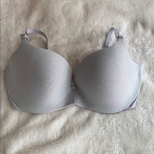 Victoria’s Secret grey Demi bra with slight lift